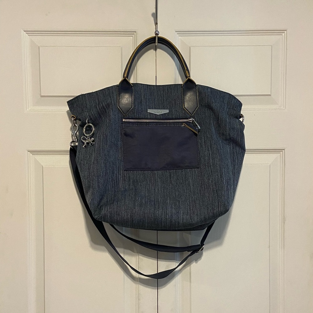 Kipling Denim Tote Bag
